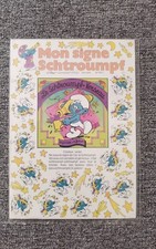 PEYO " Mon Signe SCHTROUMPF "