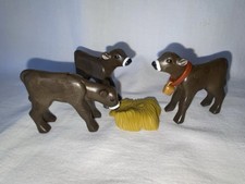 Playmobil 3 Calves Tinker Bell Straw Farm Ranch Country Animals