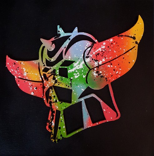 Spaco signed goldorak - signed, colors