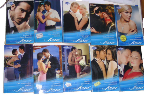 Lot livres harlequin - de,