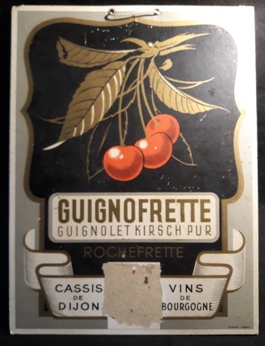 Ancienne plaque carton - plaque,