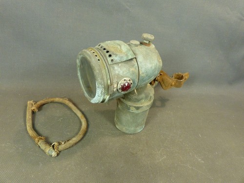Ancienne lampe vélo ou - lampe, de