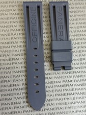 Panerai 22MM Bracelet En Caoutchouc Bleu Marine Avec Logo Tang (22/20MM)