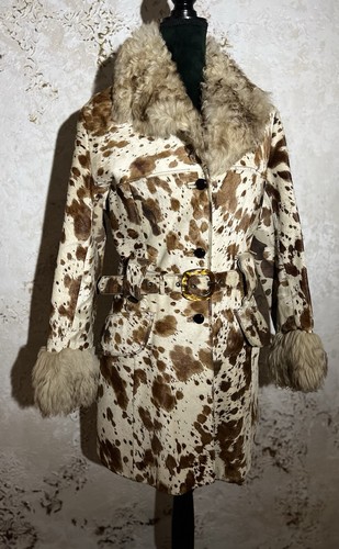 Manteau vintage poil veau - vintage, de