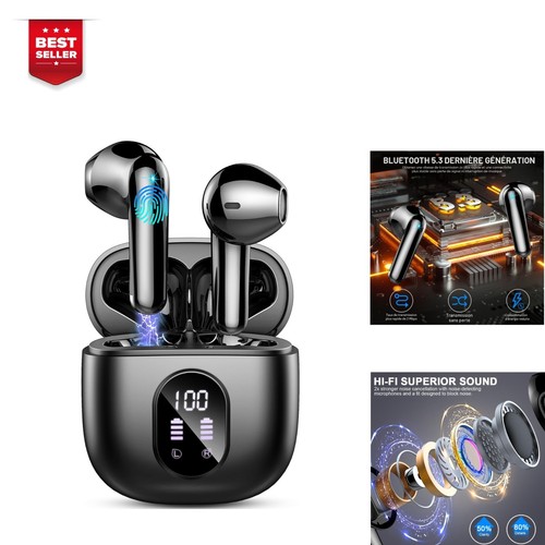 écouteurs bluetooth sans - Écouteurs, 5.3