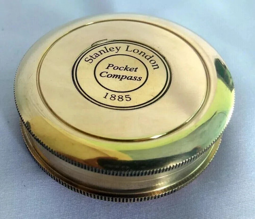 Boussole poème laiton