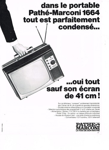 Publicite 1968 pathe marconi - publicite,