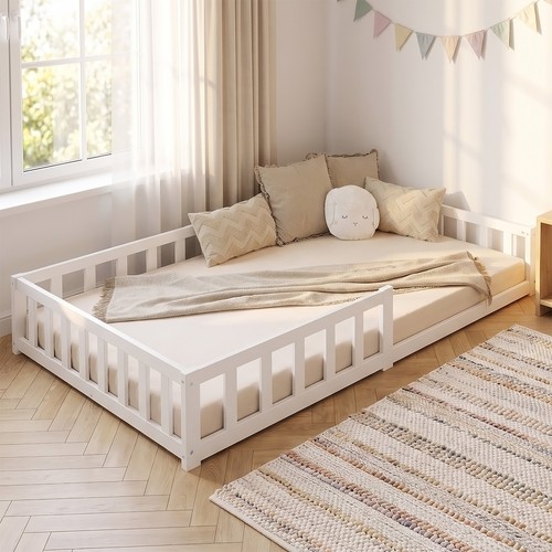 Lit enfant 120x200 bois - lit,