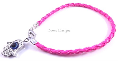 Bracelet cuir argenté - en,