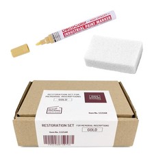 Kit de restauration d'inscriptions sur pierres tombales - Marqueur d'huile doré