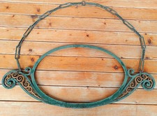 Cadre de miroir Art Déco en fer forgé