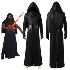 Star Wars 7 The Force Awakens Kylo Ren Costume Outfit Halloween Men Cosplay Suit