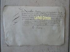 DOC MS 1621: ROGIER receipt first vallet of wardrobe du Roy.