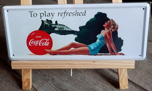 Coca cola plaque - cola, de