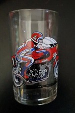 HONDA 997 GOLD BOWL 1978, 1 MUSTARD GLASS VINTAGE ANIME DRAWING