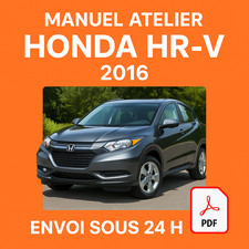 Manuel Atelier Honda HRV 2016