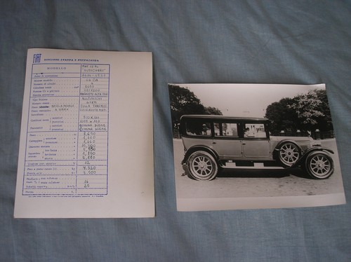 Fiat 519 photo originale - 519,
