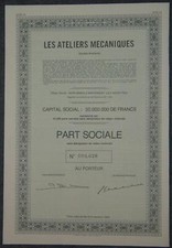 Les Ateliers Mecaniques Societe Anonyme 1974