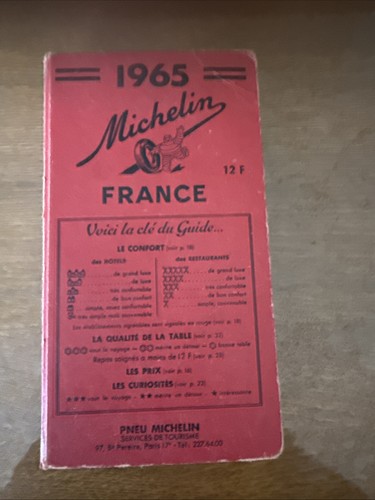 Guide michelin france 1965 - france,