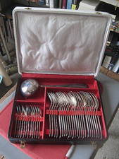 ++"531.2" BEAUTIFUL 37 PIECE SILVER METAL MENAGERE GOLDSMITH RAVINET D'ENFERT