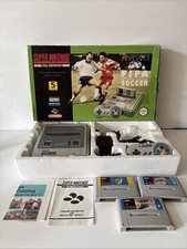 Console Super Nintendo SNES RARE 16 Bits FIFA International Soccer Boîte
