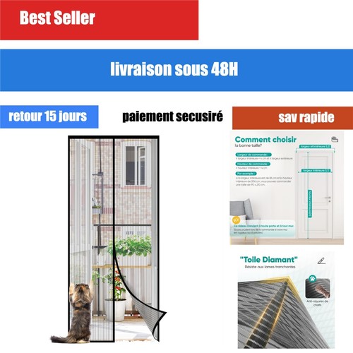 Moustiquaire porte - moustiquaire,