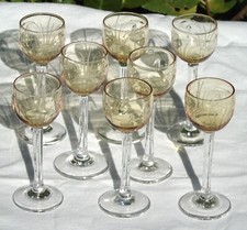 Lot de 8 verres à liqueur en