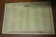 Ancien calendrier CINE FRANCE