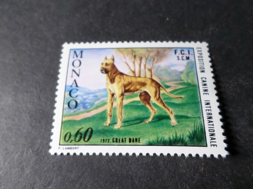 Monaco 1972 timbre 880 chien - monaco,