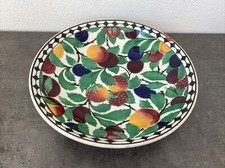 ancienne assiette creuse saladier villeroy boch decor fruits prune deco table 