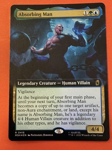 Mtg marvel absorbing man - absorbing,