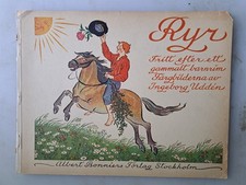 Ryr - After an Old Nursery Rhyme, Illus. by Ingeborg Udden Ca. 1940s Sweden Book
