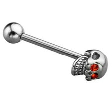 3 Piercings Langue Tete De