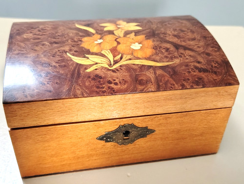 Ancienne boite coffret bois - en,