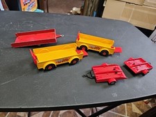 Vintage Corgi Pinder Jean Richard Circus Trailers Lot Of 5 All Corgi Toys