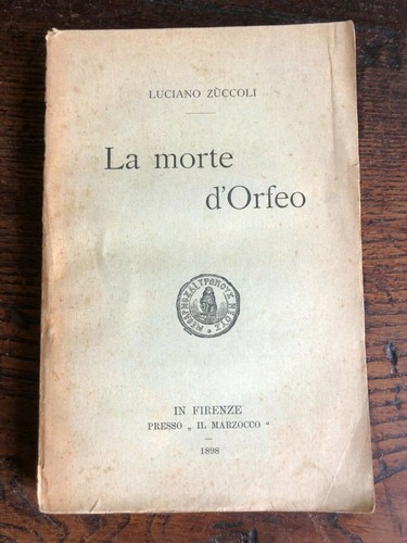 Zuccoli mort orfeo en - mort,
