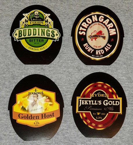 Pump clip insert - 4, cards.