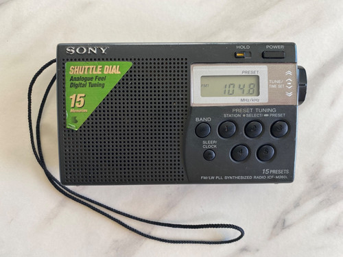 Radio sony icf m260l - radio,