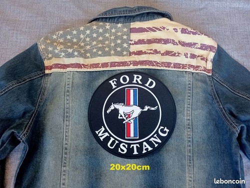 Large patch ford mustang - large,