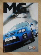 catalogue MG ZR phase 2 2004
