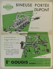 brochure brochure Gougis tine harvester Auneau tractor tractor traktor prospectus