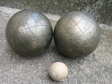Ancienne paire de boules de