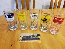 Lot de verre publicitaires chartreuse  izarra cointreau Marie brizard rocher