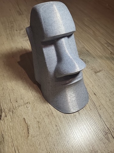 Statue moai imprimé 3d - |,