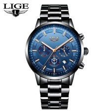 LIGE Montre Bracelet Homme