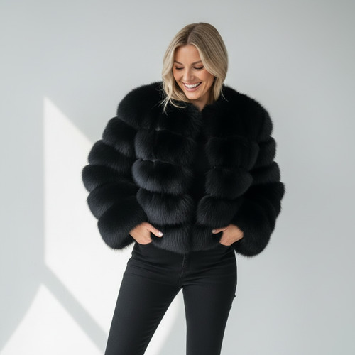 Loveaparis luxury black fox - loveaparis,