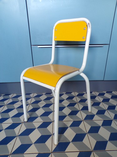 Ancien chaise ecole - ecole, formica