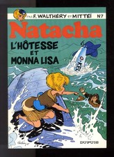 NATACHA n°7  L'HÔTESSE ET MONNA LISA  WALTHERY / MITTEÏ  DUPUIS  EO 1979  TBE