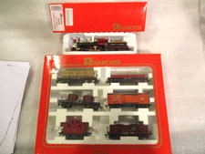 RIVAROSSI / POCHER 6990 Old Timer Freight 6 Car Set &  5418  V&T Reno Locomotive