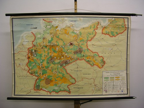 Carte murale scolaire - carte,